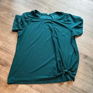 Beyond Yoga twist front Spacedye teee